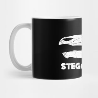 Stegosaurus fossil skull Mug